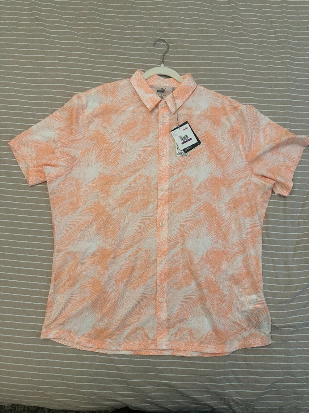 PUMA GOLF BUTTON DOWN - NWT - XXL